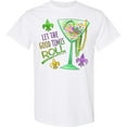 thumbnail image 3 of Inktastic Let the Good Times Roll Mardi Gras Goblet and Beads T-Shirt, 3 of 5
