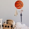 thumbnail image 2 of Miangastore 2 Pcs Présentoir Mural de Basketball Étagère en Métal Support de Soccer Multi-Usage Porte-Balles Étagère à Balles, 2 of 8