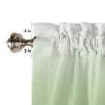 thumbnail image 6 of Dirty Green White Gradient Small Curtain Rod Pocket Short Curtains Half Drapes Partition Cabinet Door Window Curtains Home Decor, 6 of 6