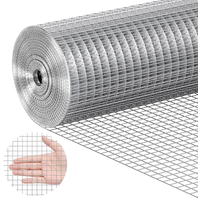 Rollo de malla de alambre VEVOR Hardware, calibre 19, 1/2 pulgada, 60 cm x 7,6 m