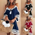 thumbnail image 2 of U.Vomade Femmes Plage d'Été Robes d'Été Mode Décontractée Femmes Vêtements, 2 of 3