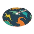 thumbnail image 2 of Bingfone Christmas Tree Skirt Mat Christmas Decoration Interior 30"-Cartoon Dinosaur, 2 of 8