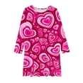thumbnail image 4 of LOVZFMLL Robe d'Été à Manches Courtes Col Rond Couleur Unie, 4 of 4