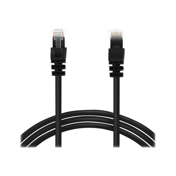 GearIT - Patch cable - RJ-45 (M) to RJ-45 (M) - 1 ft - UTP - CAT 6 - molded, snagless, stranded - black (pack of 24)