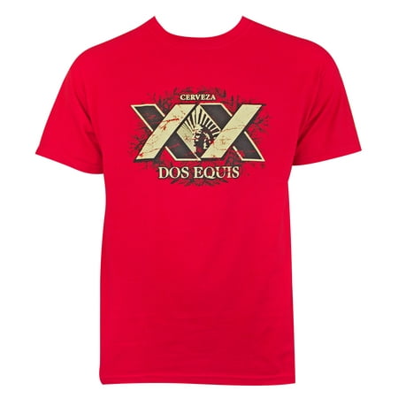 Dos Equis Men's Red XX T-Shirt-Medium