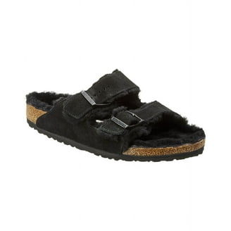 Birkenstock Kyoto Shearling Sandal Black (Women's) - Walmart.com