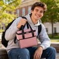 thumbnail image 4 of Large Insulated Lunch Bag, Insulated Tote Bag for Work, Lunch Bag with Zipper Pockets, Portable Cooler Bag for Travel, 9X8X8 in Durable Reusable Thermal Lunch Tote with Heavy-Duty, 4 of 6