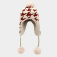 thumbnail image 4 of Women's Bomber Hats Autumn Winter Hat Black Red Khaki Brown Polyester Cotton Hat, Women's Accessories Bomber Hats M, 4 of 8