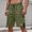 Green, variant on LEKWK Cargo Shorts for Men Elastic Waist Athletic Shorts Quick Dry Straight Leg Shorts Loose Fit Drawstring Short with Pockets Hiking Climbing Outdoors Bottom