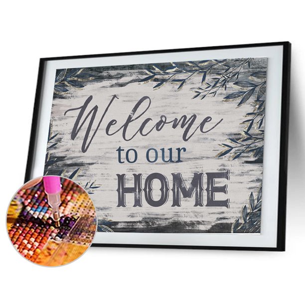 Cuadros Decorativos 5D bricolaje completo taladro diamante pintura carta bordado mosaico Kit (JH033) Likrtyny embutido en tela