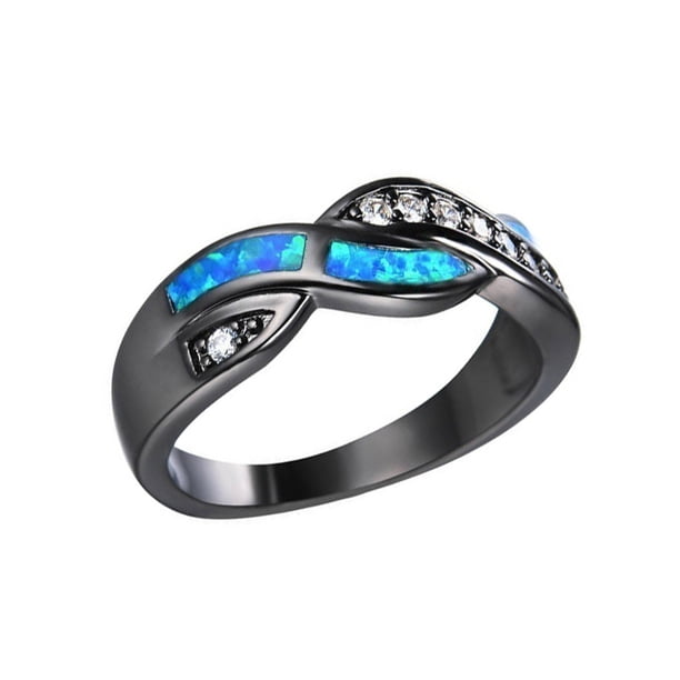 Qarigey Anillos para mujer Anillos de moda con piedra redonda pequeña Anillo de piedra redonda pequeña resistente y duradero Ropa, zapatos y accesorios Miscelánea Como se muestra No.11