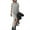 Light Gray, variant on Women's Cap Sleeve Crewneck Casual Loose Side Long Beach Maxi Dress