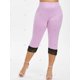 thumbnail image 3 of Más el tamaño de los encajes de ganchillo recortada Leggings Rosegal Leggings de talla grande, 3 of 5