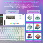 ATTACK SHARK R82 HE Wired 75% Gaming Keyboard with C05ULTRA LED Cable