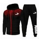 thumbnail image 3 of 2023 Nueva llegada Sudadera con capucha y pantalones deportivos negros con cremallera para hombre Chaquetas deportivas casuales de uso diario para hombre de alta calidad Traje de jogging, 3 of 4