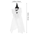thumbnail image 2 of 2 pcs Halloween Fabric Ghosts Halloween Hanging Ghost Props for Outdoor Decorations, 2 of 9