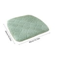 thumbnail image 3 of PONPRNGY Thick Chair Cushions for Dining Chair, Short Plush Kitchen Chair Pads, U Shaped Indoor Seat Cushions with Ties & Non-Slip Backing, 3 of 6