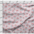 thumbnail image 2 of Soimoi Llama Alpaca Print, Poly Taffeta Fabric, Decor Sewing Fabric by The Yard 56 Inch Wide, Decorative Fabric for Outdoor Upholstery, Umbrellas and Home Accents, Rose Pink, 2 of 5