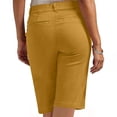 thumbnail image 4 of Women's 2025 Bermuda Chino Shorts High Waisted Straight Leg Casual Summer Hiking Vacation Outfits with Pockets, 4 of 7