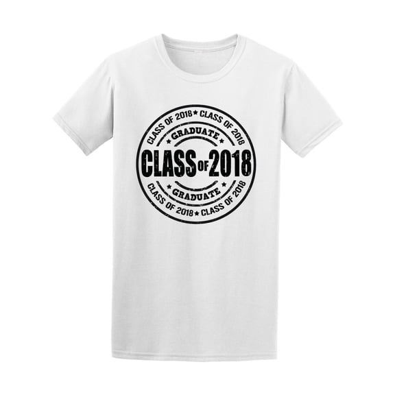 Grunge Class Of 2018 Graduate Tee Men's -Image by Shutterstock