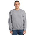 thumbnail image 4 of JERZEES Men's NuBlend Crewneck Sweatshirt, Long Sleeve Fleece Pullover, Athletic Heather 2-Pack, L, 4 of 7