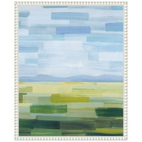 Amanti Art Driveby Landscape II Framed Canvas Wall Art Print