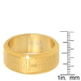 thumbnail image 2 of Steeltime Unisex 18K Gold Plated Stainless Steel "I Can Do All Things Through Christ Who Strengthens Me" Ring Band, 2 of 3