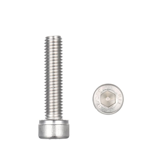 M8 DIN912-A2 Tornillo Allen Tornillos hexagonales Tornillos hexagonales Tornillo hexagonal Carevas Tornillo