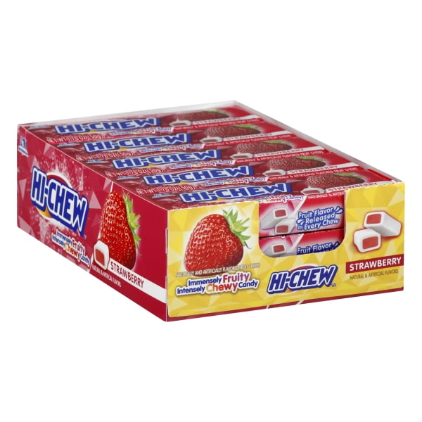 Hichew Fruit Chews 1.76 Oz Strawberry Wholesale,