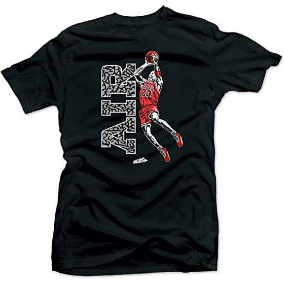 Shirt to Match Jordan 3 Red Cement 2020 Match Sneaker Tees, 100% Cotton Crew Neck T-Shirt with Short Sleeve