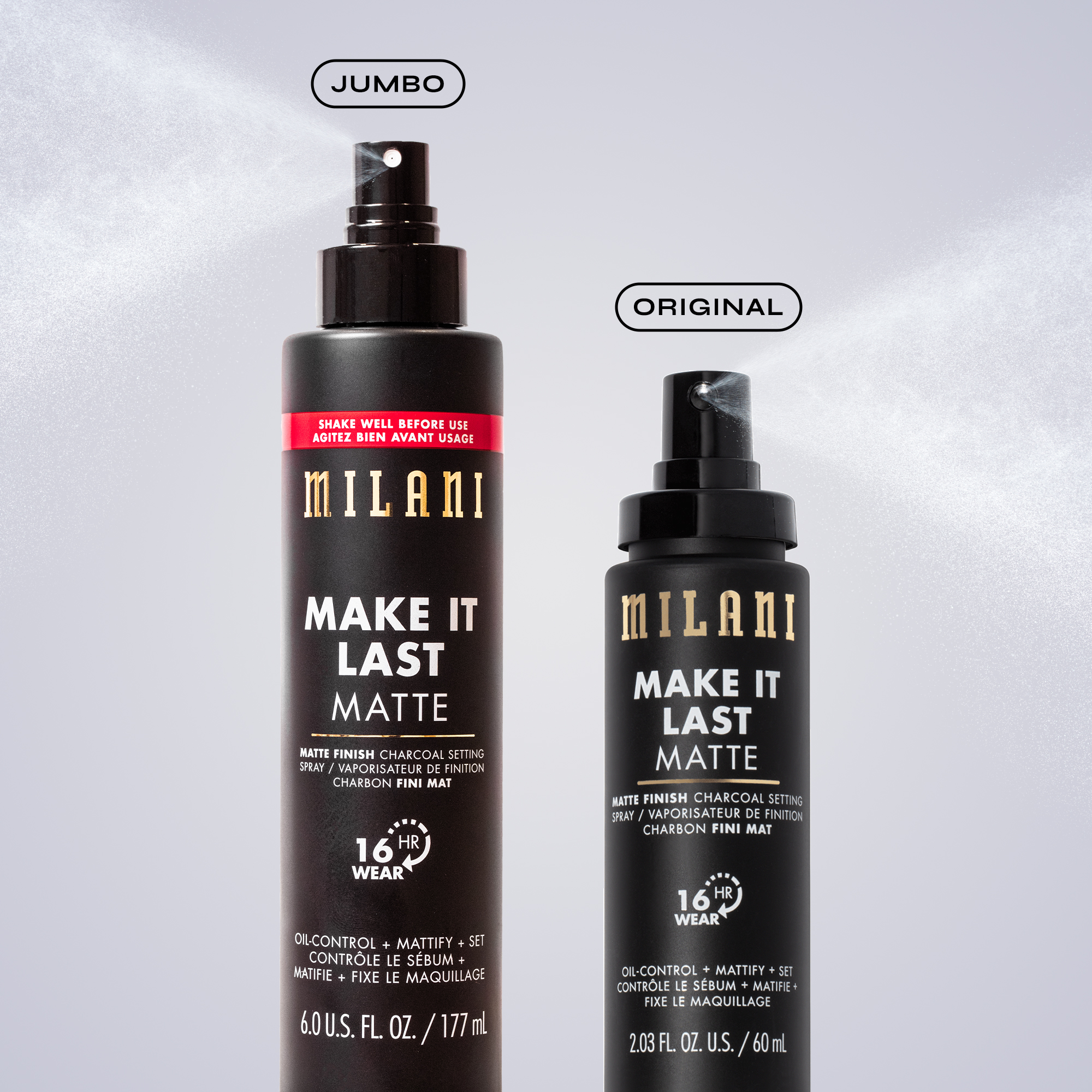 Milani Make It Last Charcoal Jumbo XL Setting Spray photo 5