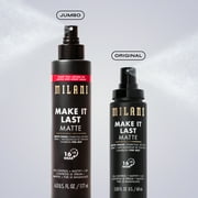 Milani Make It Last Charcoal Jumbo XL Setting Spray, Matte Finish, Long-Lasting, Mattifying, 6 fl oz