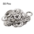 thumbnail image 2 of Unique Bargains Starlock Rondelles M16 x 28 Poussée de Dent Interne sur les Rondelles de Verrouillage Clips Attaches Assortiment Kit Ton Argent 50 pcs, 2 of 3