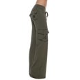 thumbnail image 1 of Guardoinrt Automne Femmes Décontracté Style Élastique Yoga Pantalons Randonnée Course Séance d'Entraînement Fitness Simple Jambe Droite Pantalon Vêtements Vert XL, 1 of 6