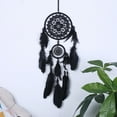 thumbnail image 5 of COFEST Black Gothic Dream Catcher Wall Decor Handmade Woven Feather Macrame Dream Catchers Wall Hanging for Bedroom,Living Room,Wedding Party,Home Decor Black, 5 of 6