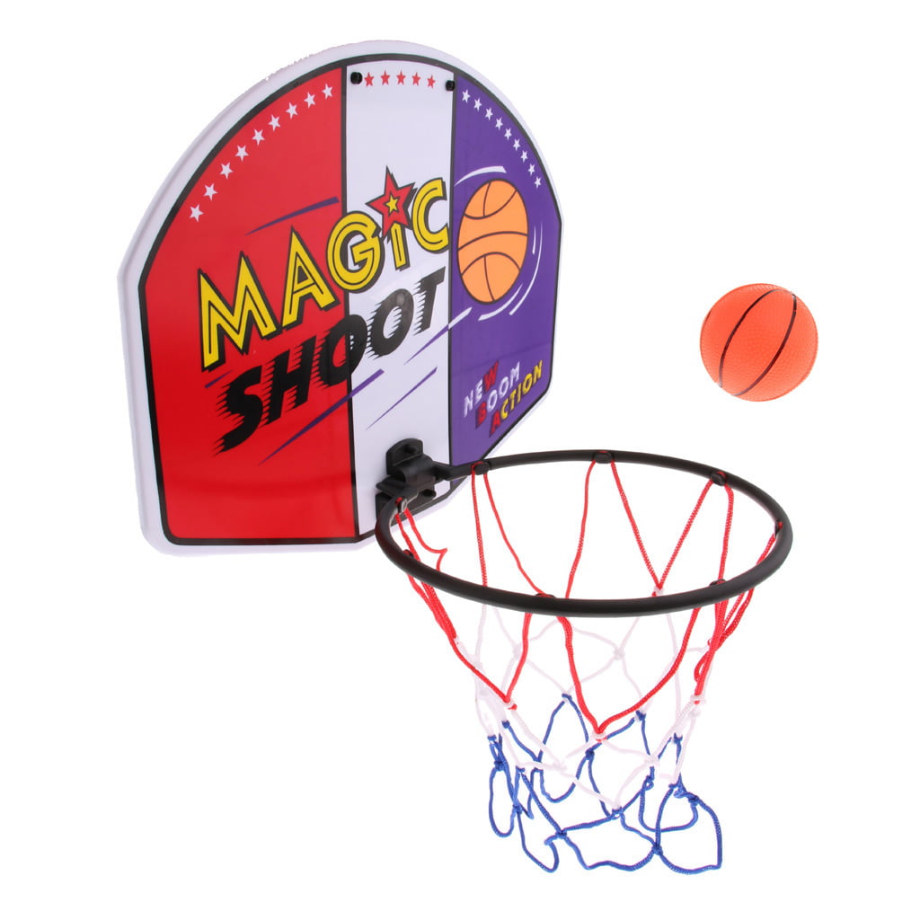 Basketball Mini Hoop for Over The Door Mounted Indoor Hoops Kids Games Gifts M 