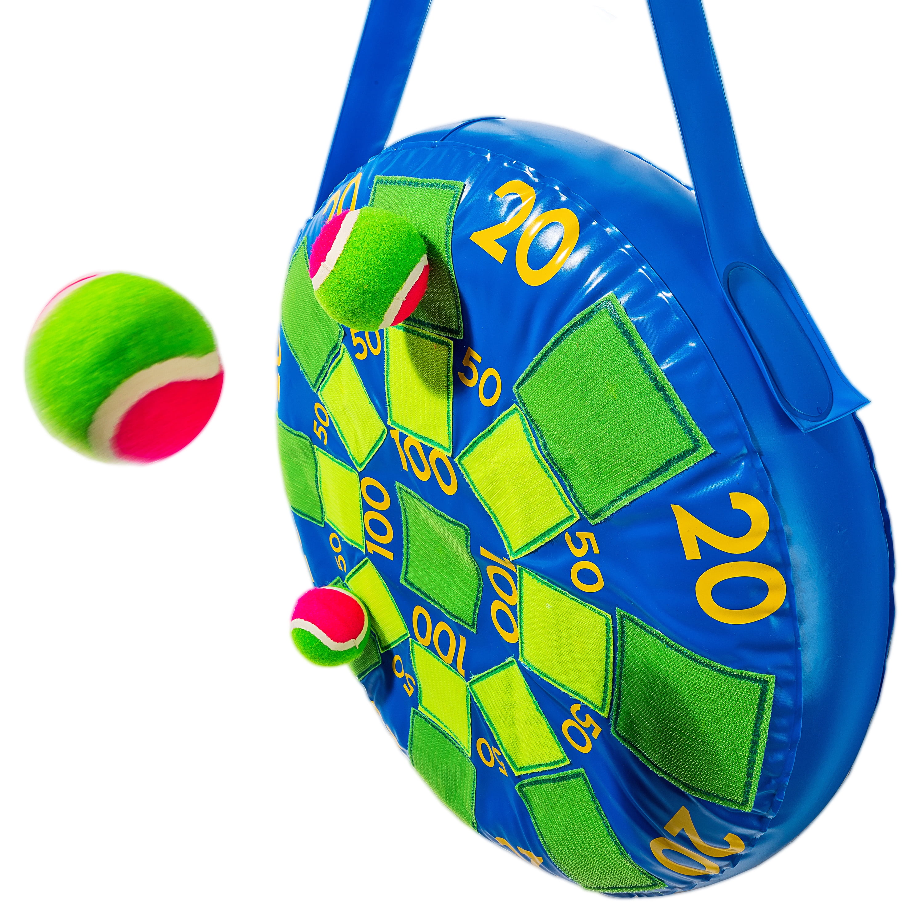 Franklin Sports 20√¢¬Ä¬ù Inflatable Dart Ball Board w/ Tennis Ball Self-Stick for up to Multiplayers