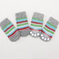 thumbnail image 4 of 4pcs/Pack Plush & Cute Patterned Pet Socks With Anti-Slip Sole, 4 of 4