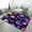 Flannel-3, variant on Galaxy Planets Glow Carpet Style Living Room Bedroom Rug Soft Carpet Modern 3d Entry Door Mats Household