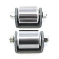 thumbnail image 2 of 2 Weld on Steel Micro 2 Inches Roller Heavy Duty Steel Wheel Caster Grease Fitting RV Trailers, 2 of 6