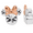 April - White, Rose Gold, variant on Minnie Mouse November Birthstone Silver-Plated Crystal Stud Earrings