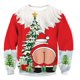 thumbnail image 3 of Suéter navideño feo unisex con estampado 3D, divertido jersey, jerséis, tops para Navidad, hombres, mujeres, fiesta, sudadera con capucha, 3 of 5