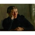thumbnail image 2 of Wincenty Wodzinowski 18x15 Black Ornate Wood Framed Double Matted Museum Art Print Titled - Portrait of Mother (1905), 2 of 5