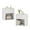 2pc-White, variant on POLAHAKU Nightstand with Drawer USB Charging Station Storage Fluted Bed Side Table End Table Large Modern Wide Bedside Stand Mid Century for Bedroom Living Room Sofa Couch, White