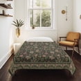 thumbnail image 4 of Sage Green Floral Boho Tapestry for Bedroom Wall Hanging Tapestry, Ethnic Tribe Abstract Art Flower Ceiling Backdrop Tapestries Poster Blanket Wall Decor for Teens Room Living Room Dorm 55" x 73", 4 of 8