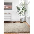 thumbnail image 2 of Loloi Mila Shag Solid Grey Area Rug, 2 of 4