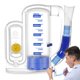 thumbnail image 1 of Espirómetro Incentive Oxgeda para ejercicios respiratorios, capacidad de 5000 ml, 1 of 5