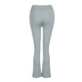 thumbnail image 3 of CAIXIA Women Workout Leggings Plus Size Bootcut Dance Pants Casual Wide Leg Yoga Pants Leggings Bell Bottom for Workout Running Athletic Activewear, 3 of 5