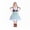 Blue, variant on Kids Blue Bavarian Dirndl Dress Traditional German Oktoberfest Costume Girls 4 Years with Apron & Headscarf Set,Size 4 T