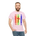 thumbnail image 3 of DJH Apparel | Jesus Saves Christian Unisex Cotton T-shirt, 3 of 7
